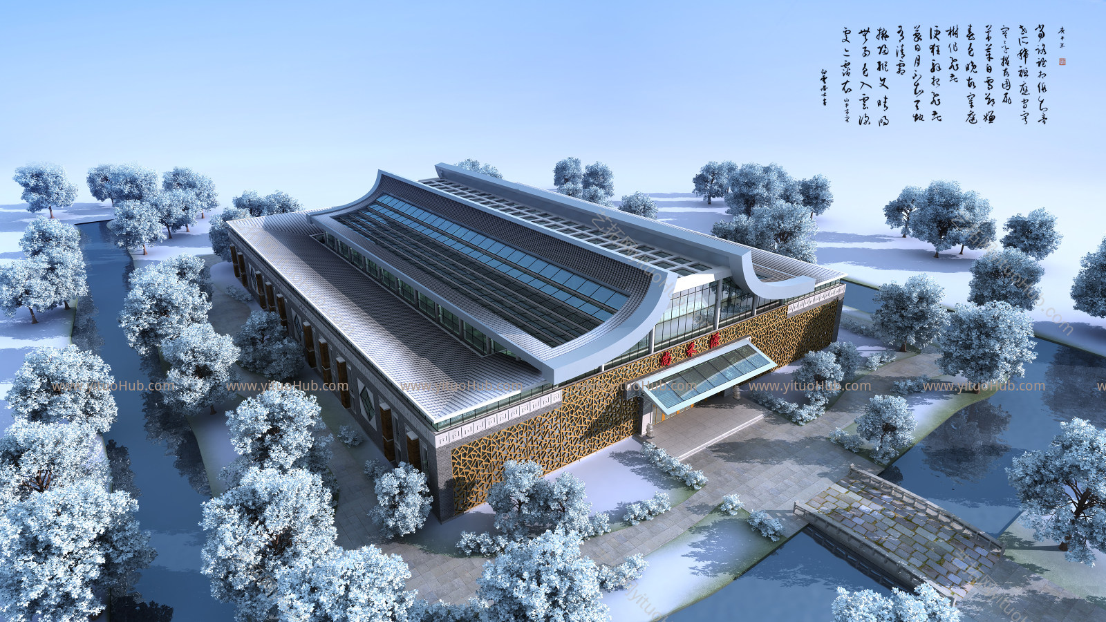 现代建筑大卖场
