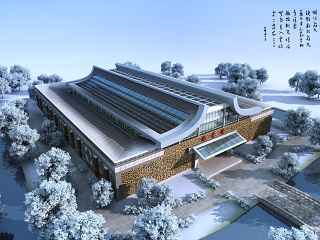 现代建筑大卖场