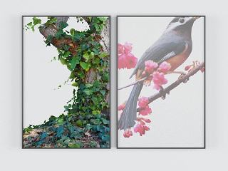 现代艺术装饰画模型