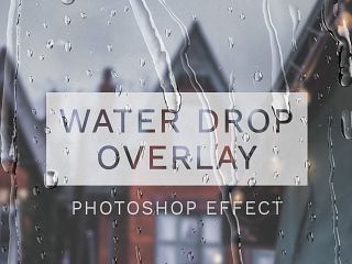 下雨水滴玻璃素材