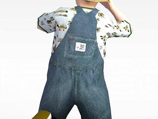 现代男孩模型