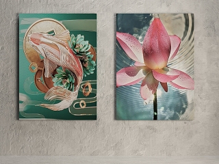中式传统挂画组合