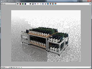 现代超市展示架3D模型