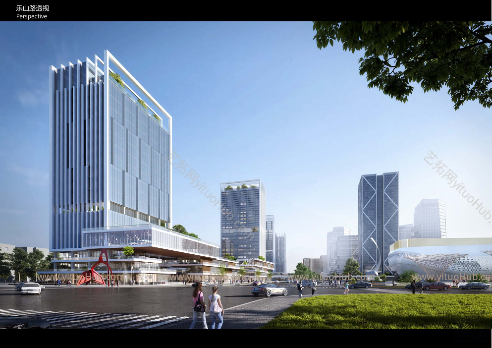 常州北站商办项目规划与建筑方案设计3