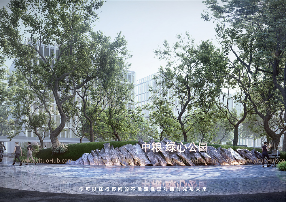 中粮深圳前海智慧城产业园景观方案设计