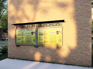 新中式指示牌