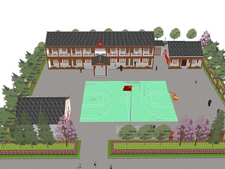 党建红文化主题广场