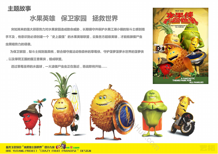 玉堂商业开发项目“水果侠主题世界”景观包装方案设计