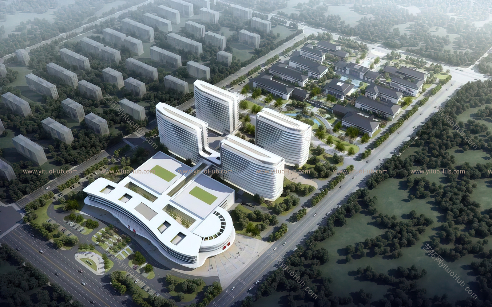 医院建筑效果图