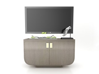 现代电视柜模型