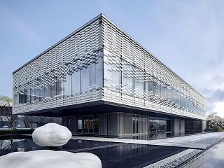 现代售楼处建筑