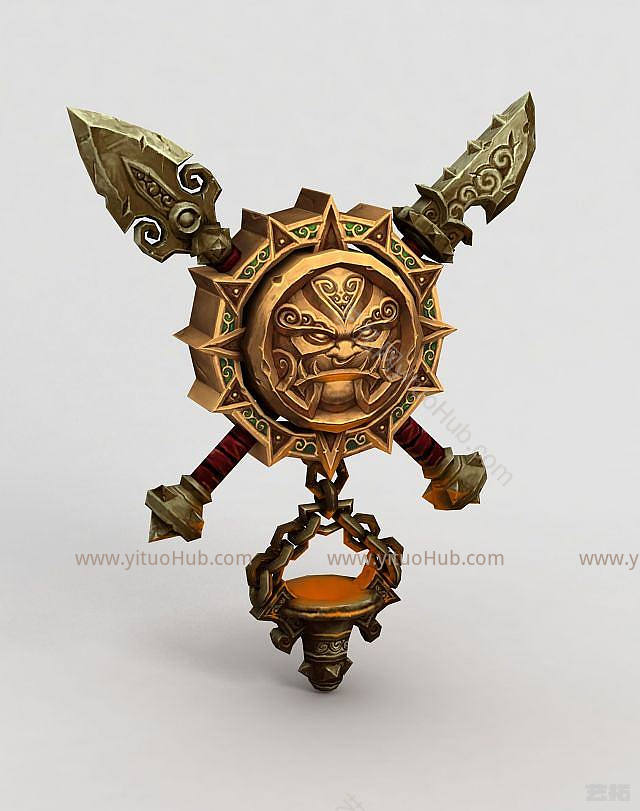 现代魔兽世界游戏道具模型