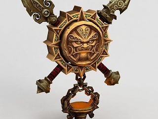 现代魔兽世界游戏道具模型