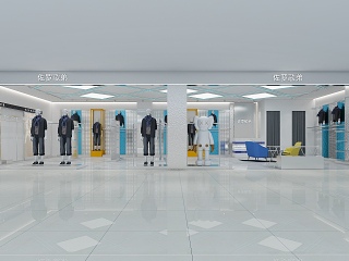 现代服装鞋店