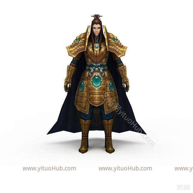 现代仙侠游戏角色模型