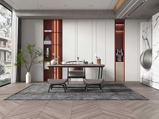 现代简约茶室
