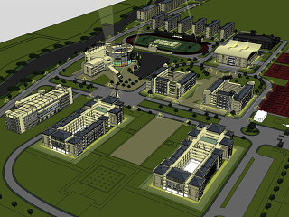 大学校园景观