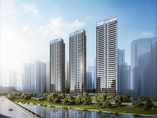 现代小区建筑