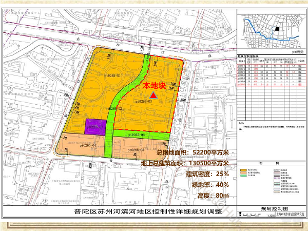 上海长风8号东地块项目修建性详细规划设计