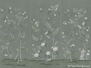 中式欧式田园花鸟壁纸壁画壁布背景画 (125)