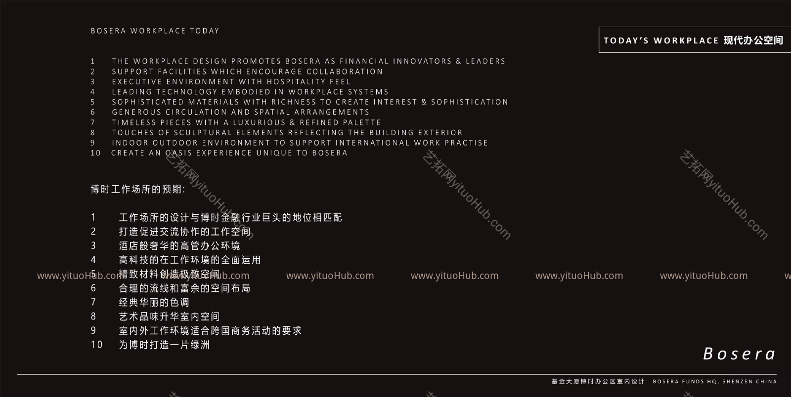 深圳基金大厦博时办公区室内设计方案