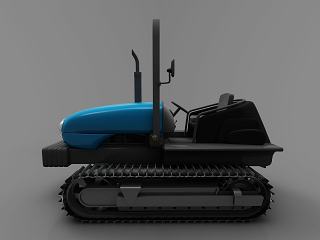 现代压路机模型
