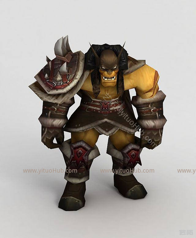 现代wow魔兽世界角色模型