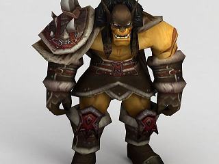 现代wow魔兽世界角色模型