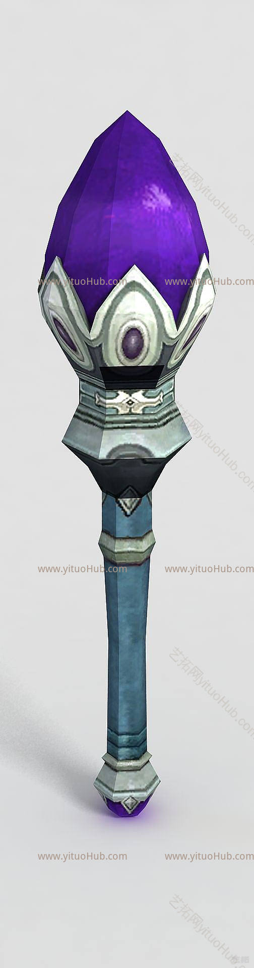 现代龙之谷武器法杖模型