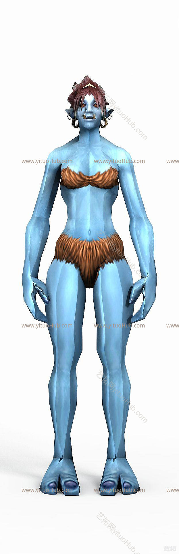 现代wow魔兽世界角色模型