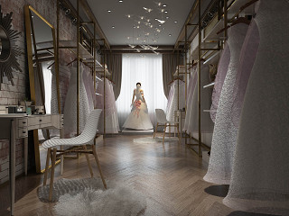 现代婚纱店