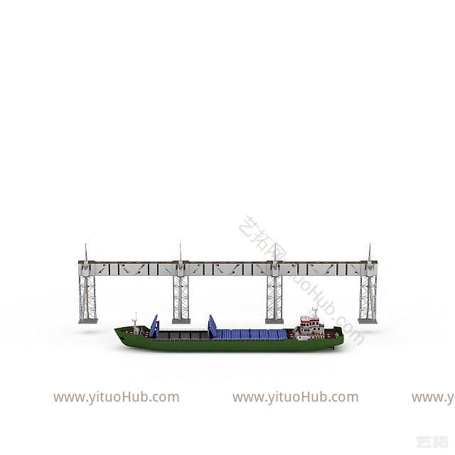 工业LOFT工业建筑模型