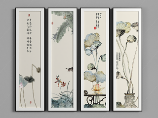 新中式装饰挂画