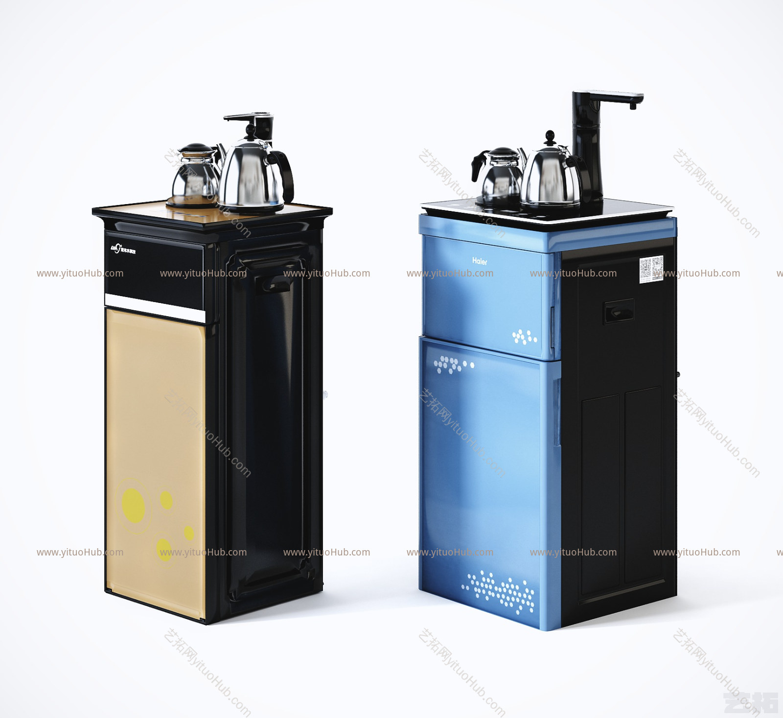 现代饮水机 水吧机 茶水机组合