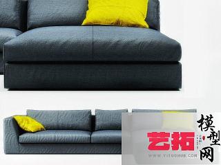 现代转角沙发