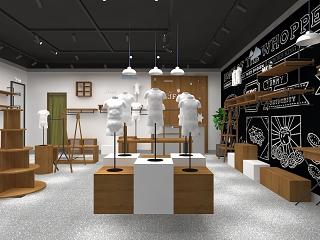 现代童装服装店