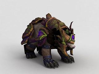 现代魔兽世界怪兽角色造型模型