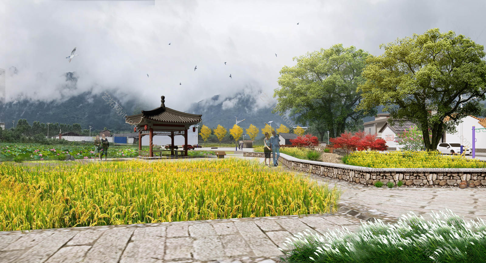 乡村小公园