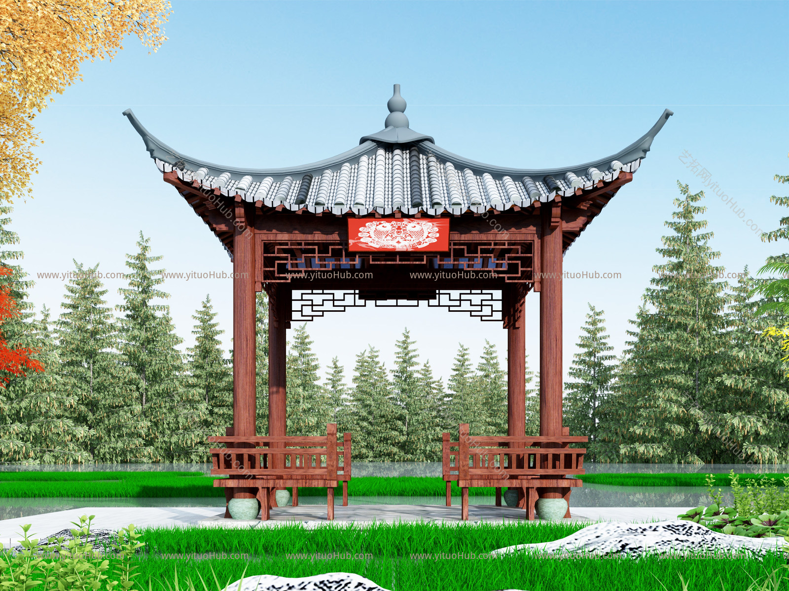 中式亭子