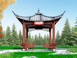 中式亭子