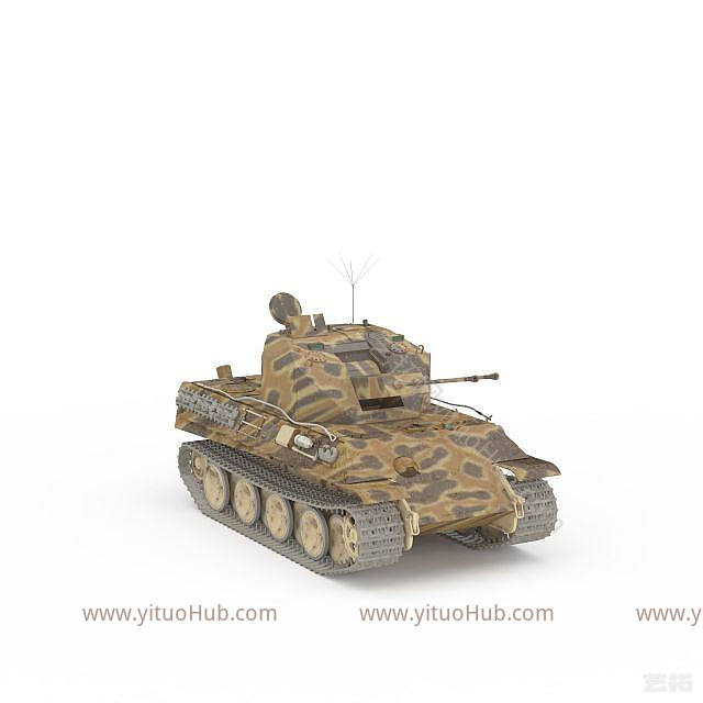 现代迷彩M2轻型坦克模型