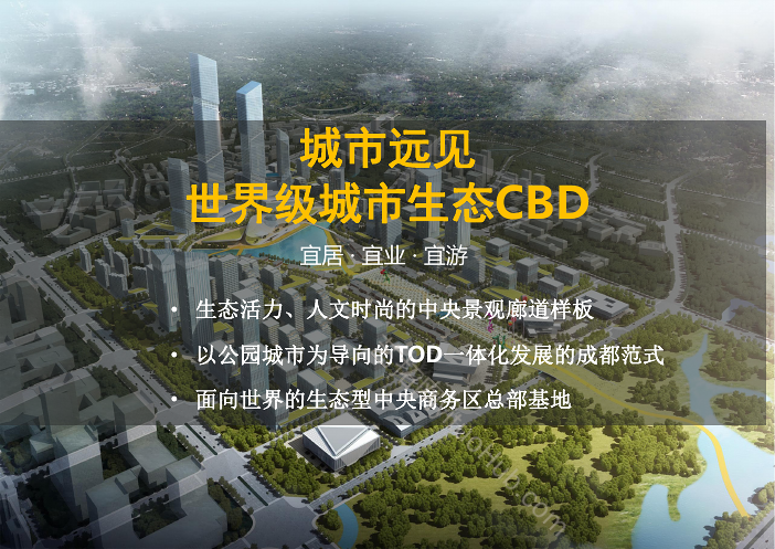 成都天府中央商务区总部基地城市设计