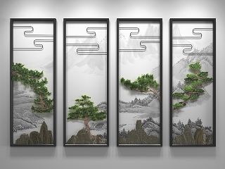现代风格屏风，隔断，玄关，装饰，墙饰，装饰画