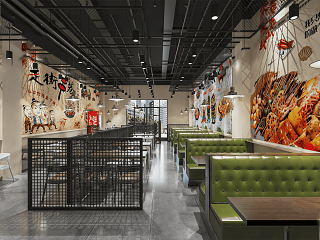 现代工业风烧烤料理店 烤肉餐厅
