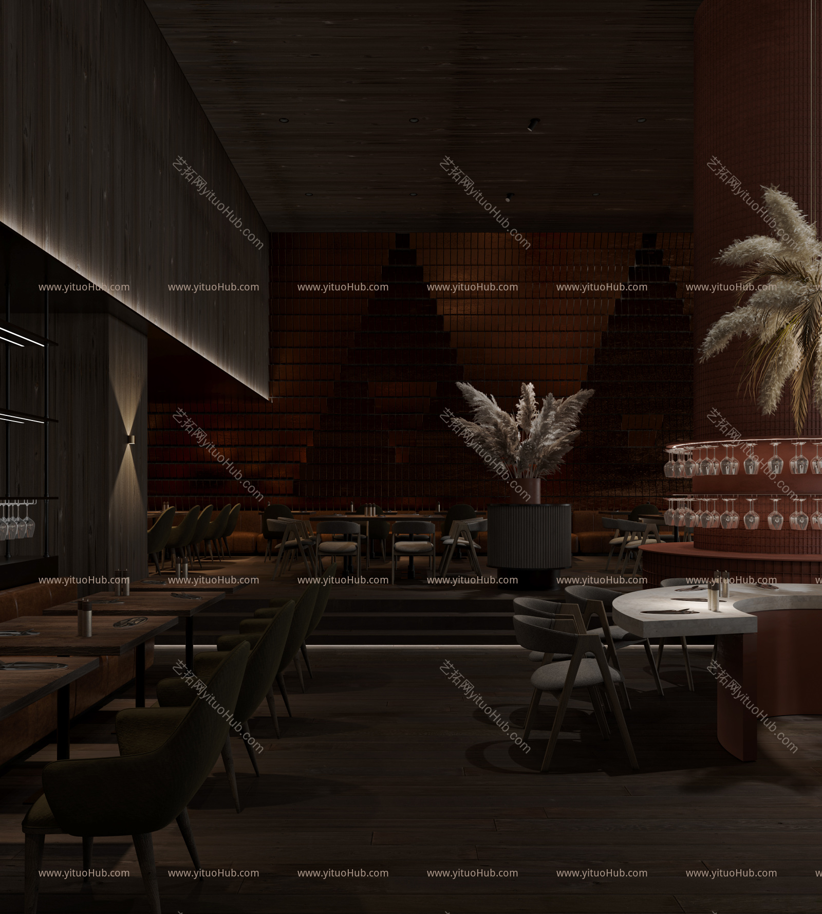 现代酒店餐厅