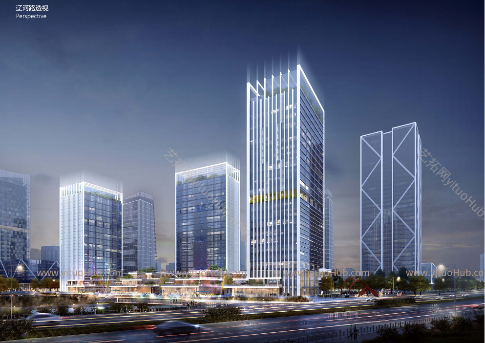 常州北站商办项目规划与建筑方案设计3