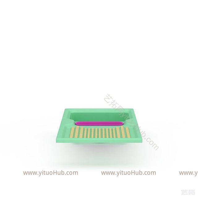 现代洗碗池模型