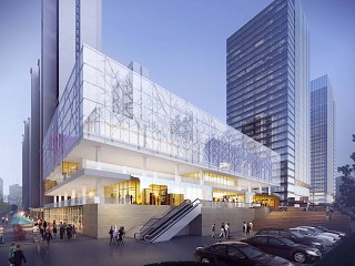 商业综合体建筑效果图