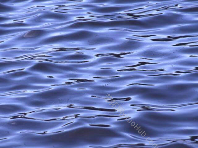 水池水波 蓝色水波纹