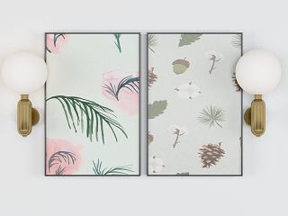 现代艺术抽象装饰画模型